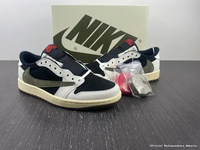 Official Maikesneakers Jordan Air Olive Low Travis OG x 1 DZ4137-106 WMNS Scott 0323